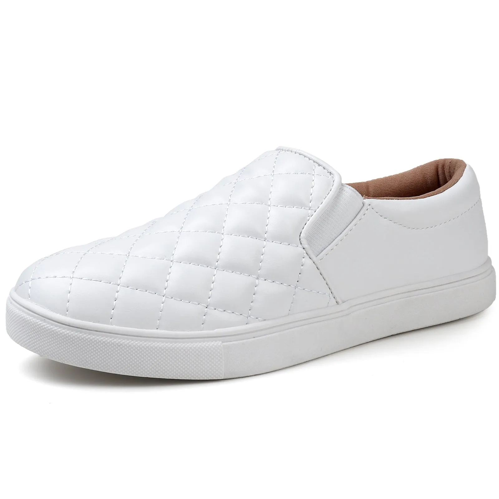 Suede Venetian Loafers STQ Loafers for Women Memory Foam Slip On Sneakers EleeS Quilted 1.0 Comfort Fall Shoes