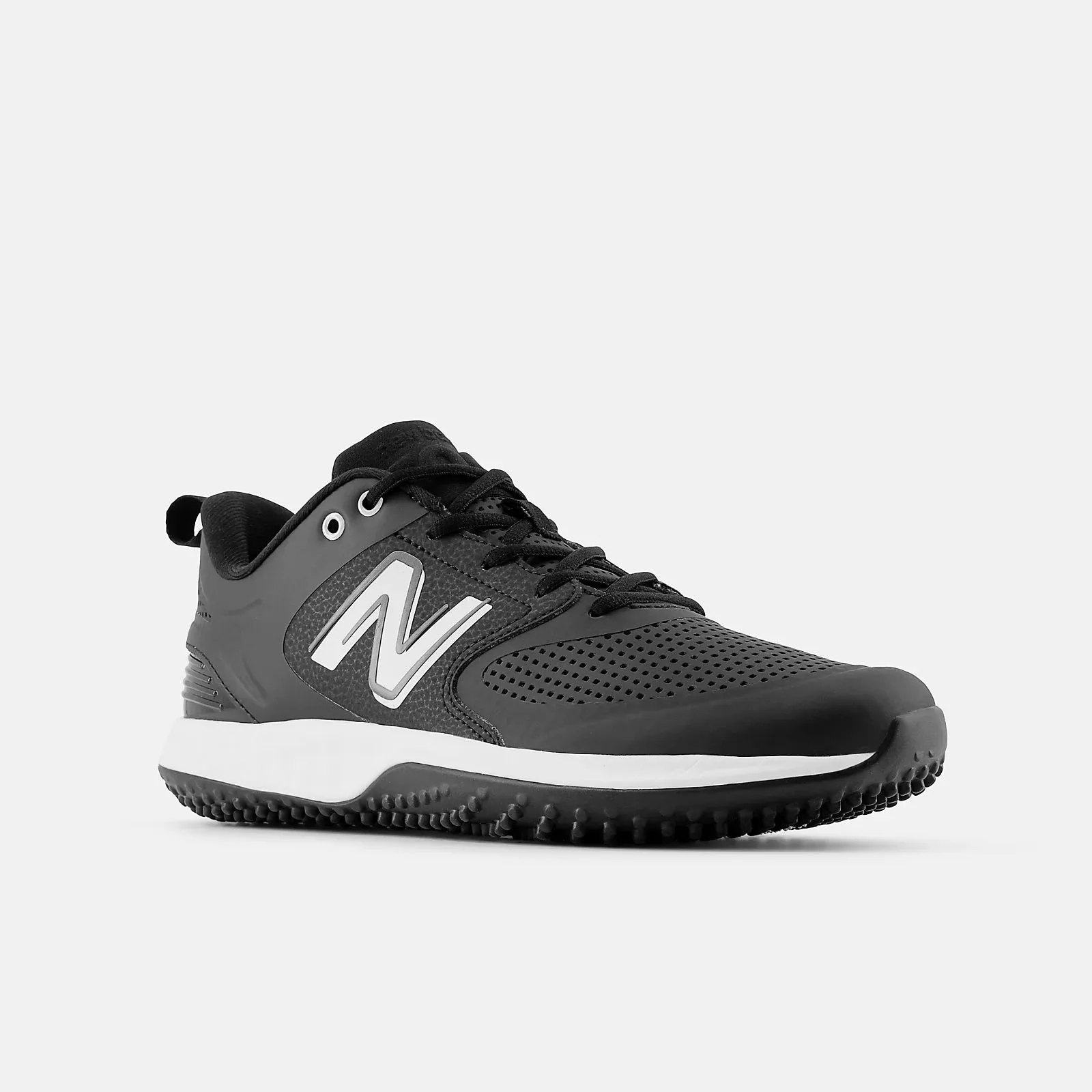 New Balance Grey Moonbeam U9060mm 030 New Balance Black T3000v6 Turf Shoes