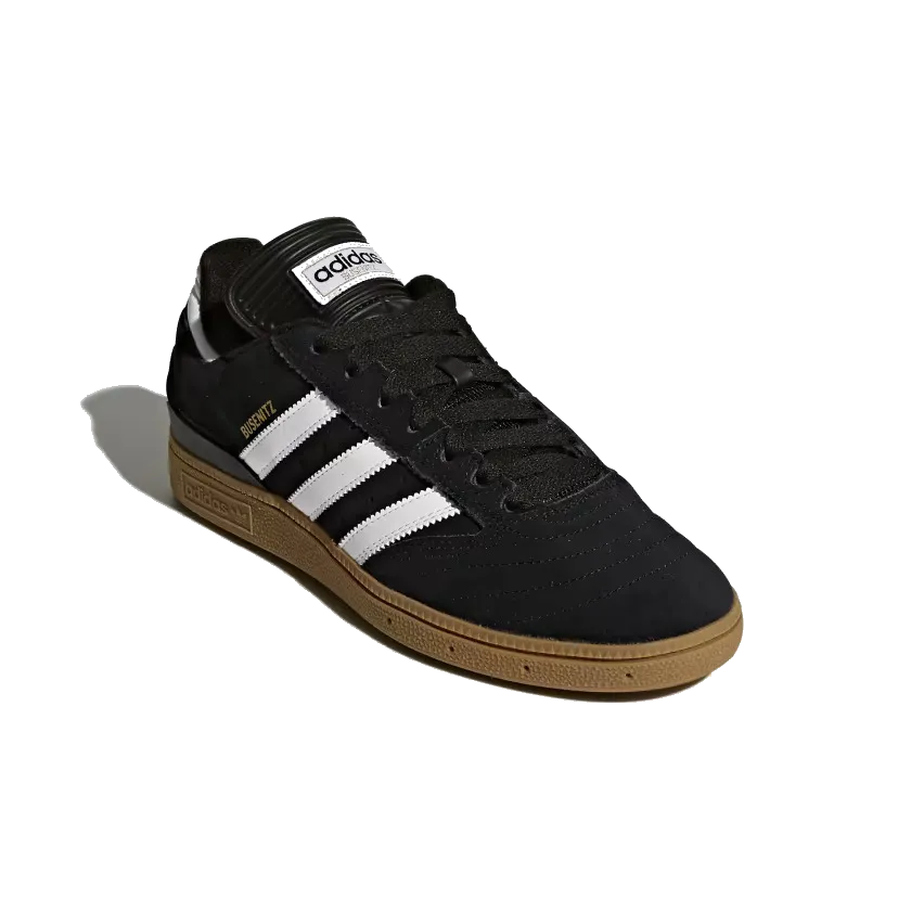 Adidas Busenitz - Black/White/Gum Adidas Shoes Thick Laces