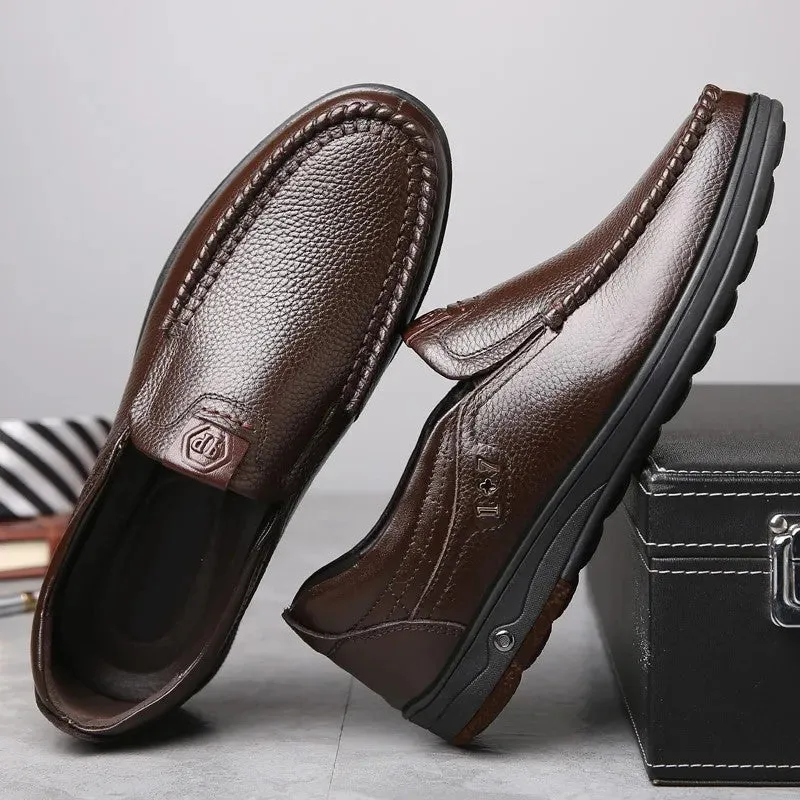 Men's Business Soft-Insole Leather Loafers Loafers Def
