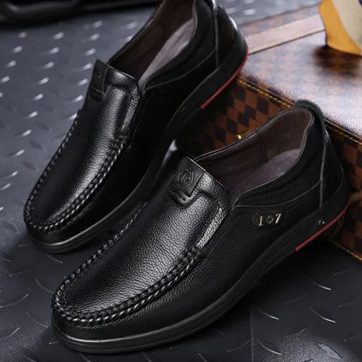 Men's Business Soft-Insole Leather Loafers Loafers And Legends