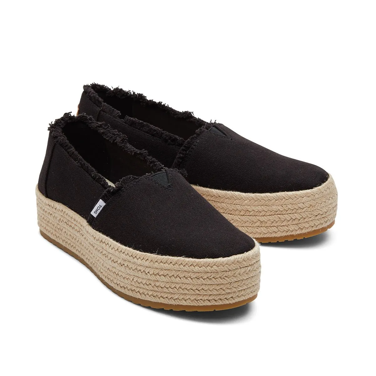 Slip On Slip On Slip On Sandals Slip On Work TOMS Espadrille Valencia Women - Black Canvas