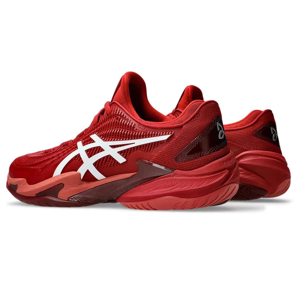 Asics 80s Shoes ASICS Men's Court FF 3 Novak Tennis Shoe (Cranberry/White)