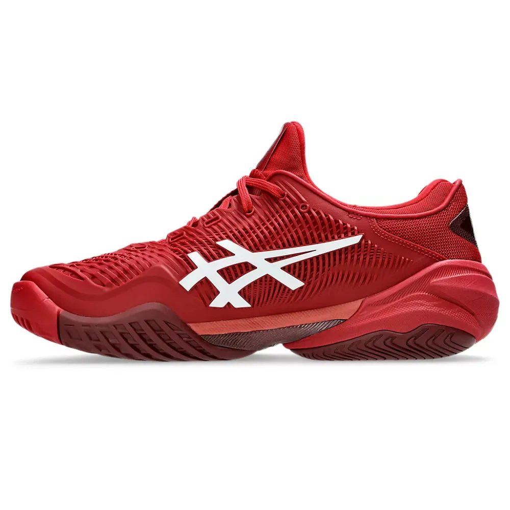ASICS Men's Court FF 3 Novak Tennis Shoe (Cranberry/White) Asics Running Shoe Sale
