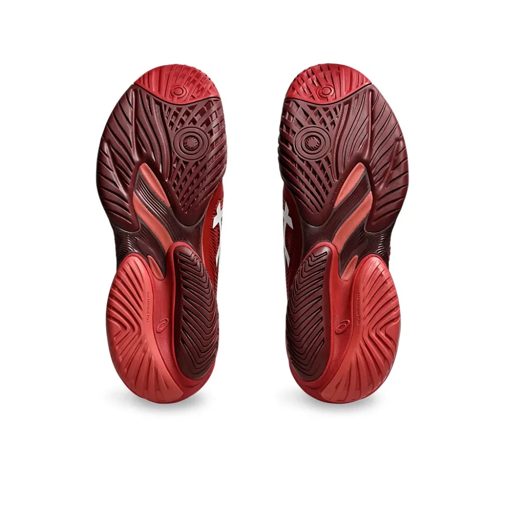 Asics Vegan Shoes ASICS Men's Court FF 3 Novak Tennis Shoe (Cranberry/White)