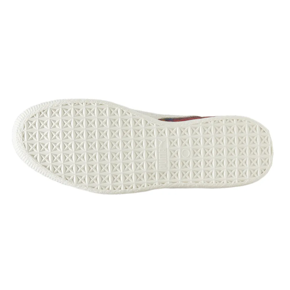 Puma Sequence Running Shoes Suede VTG Harris Tweed Lace Up Sneakers