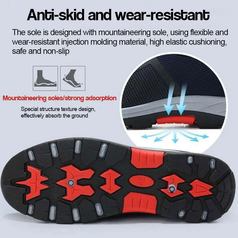 Summer Casual Breathable Slip-on Loafers Shoes Running Snow