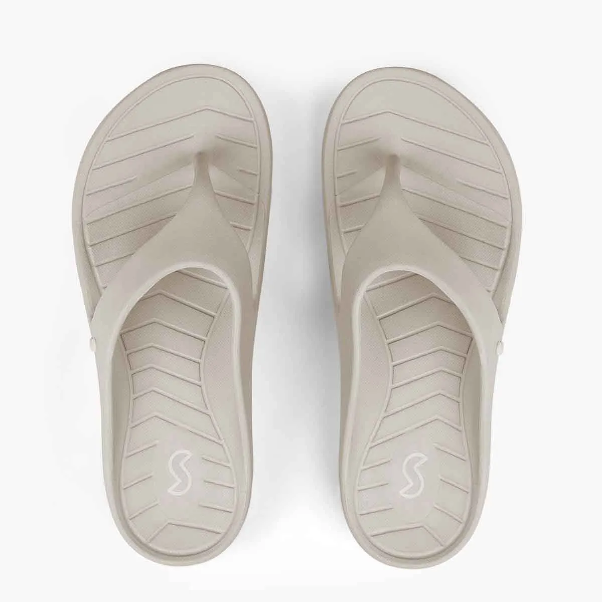 Fashioned Rubber Flip Flops SUNRISE