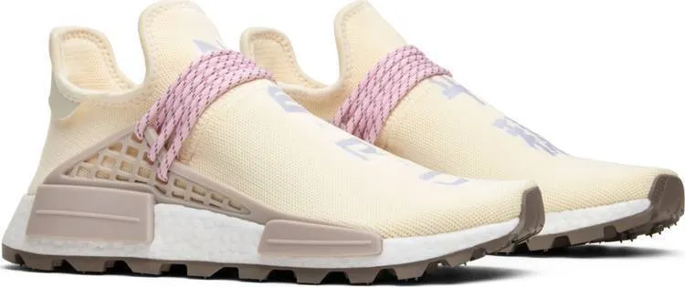 Pharrell x N.E.R.D. x Adidas NMD Human Race Trail 'Cream'' Yellow Shoes Men Women Sneaker !!! CYBER MONDAY SALE !!! Adidas Sobakov Shoes