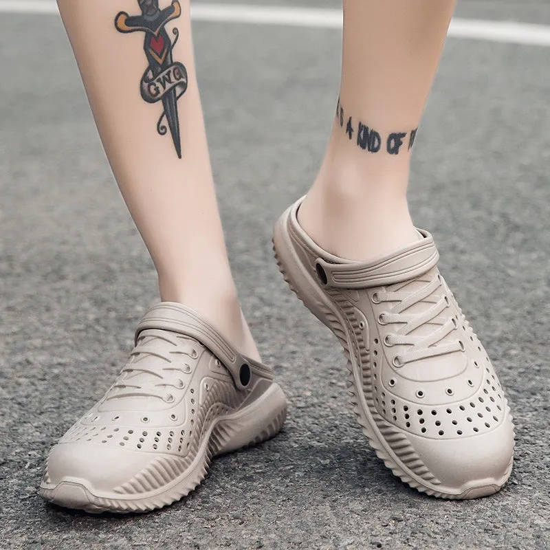 Summer Men  Casual Shoes Beach Waterproof Sandals Antiskid Slipper Men Flip Flops Swimming Sandals