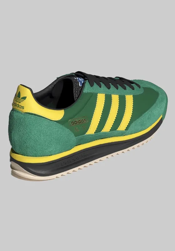 SL 72 RS - Green/Yellow/Black Adidas Harden Vol. 5 Basketball Shoes