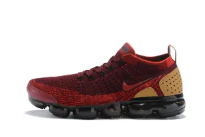 Nike Air Vapormax Flyknit 2 Red Brown Shoes Sneakers Men !!! CYBER MONDAY SALE !!! Asics Shoe Names