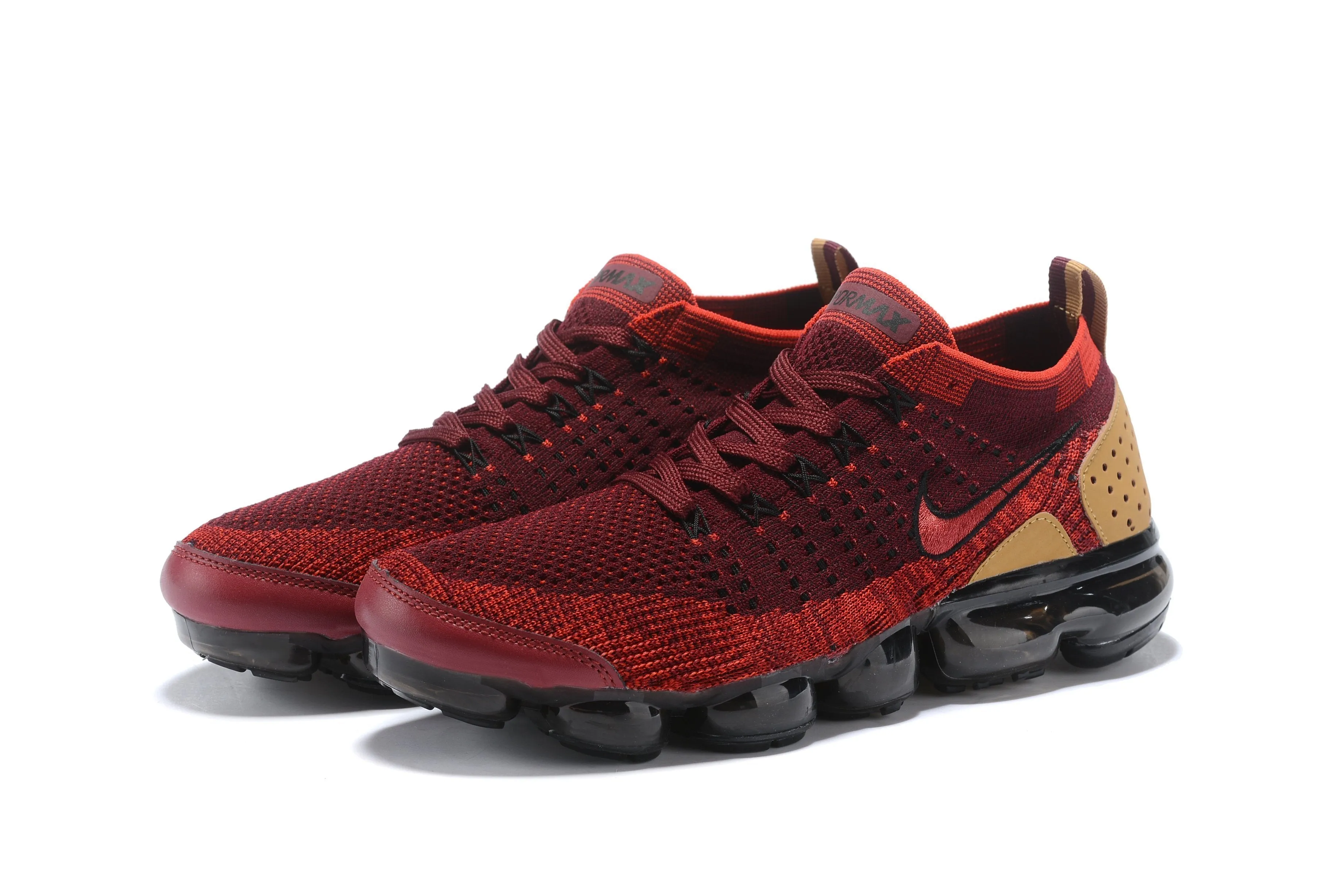 Asics Shoes Wide Nike Air Vapormax Flyknit 2 Red Brown Shoes Sneakers Men !!! CYBER MONDAY SALE !!!