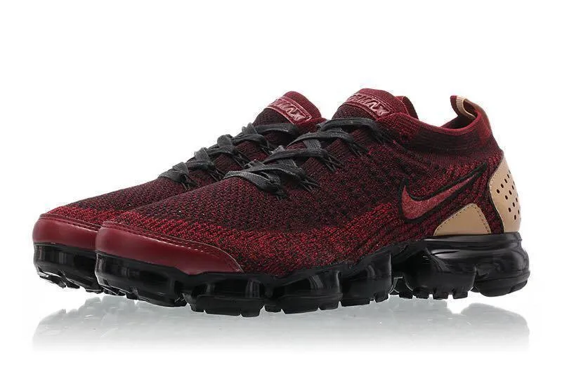Nike Air Vapormax Flyknit 2 Red Brown Shoes Sneakers Men !!! CYBER MONDAY SALE !!! Best Budget Asics Running Shoe