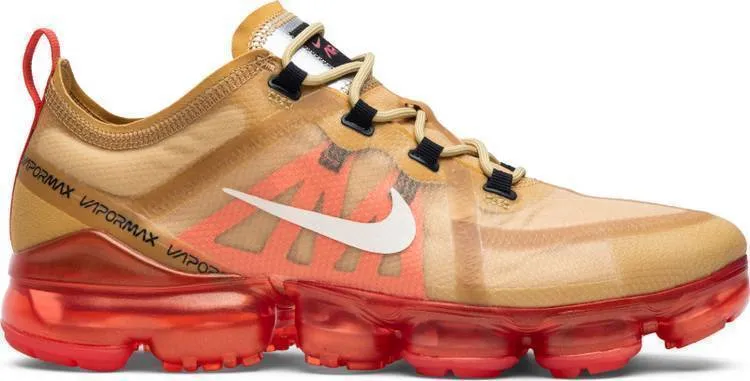 Nike Air Vapormax 2019 'Crimson Gold' Shoes Sneakers Men Women !!! CYBER MONDAY SALE !!! Coolest Asics Shoes