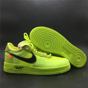 Nike OFF-WHITE VOLT X AIR FORCE 1 Shoes Basketball Men !!! CYBER MONDAY SALE !!! Casual Asics Shoes
