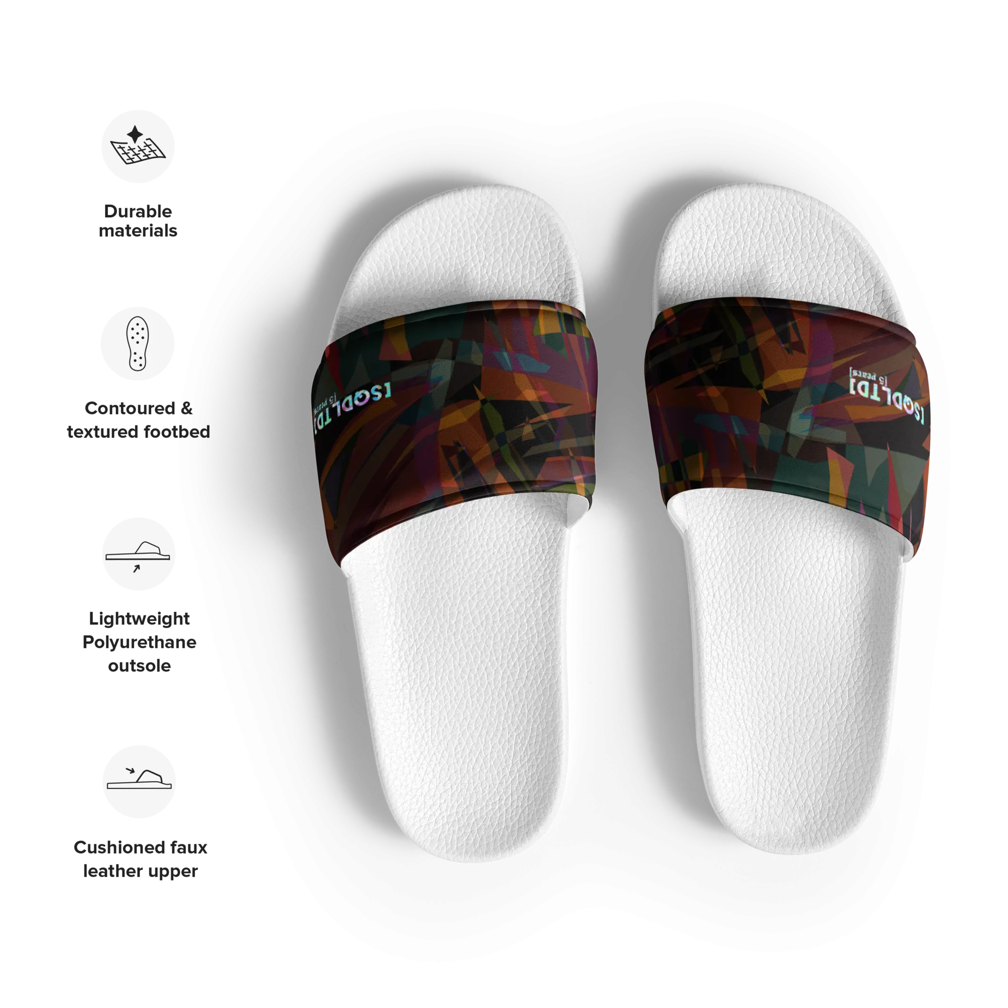 Sqdltd Starburst Wave Women's slides Transparent Flip Flops
