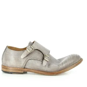 Forte S17-3322 Grey Double Monk Shoes Sierra Wide Square Steel Toe Work Boots