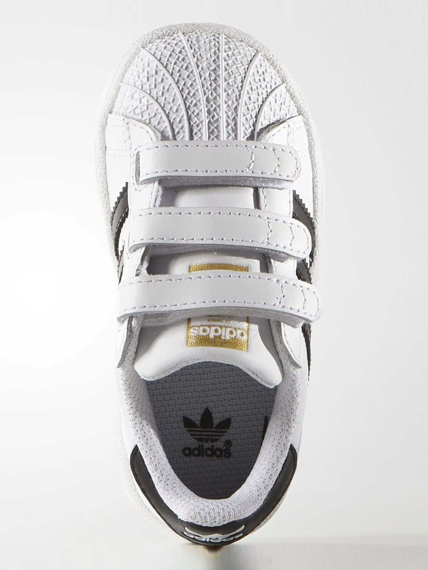 Superstar Foundation White/Black/White Shoes (Little Kids) Adidas Trainer Shoes