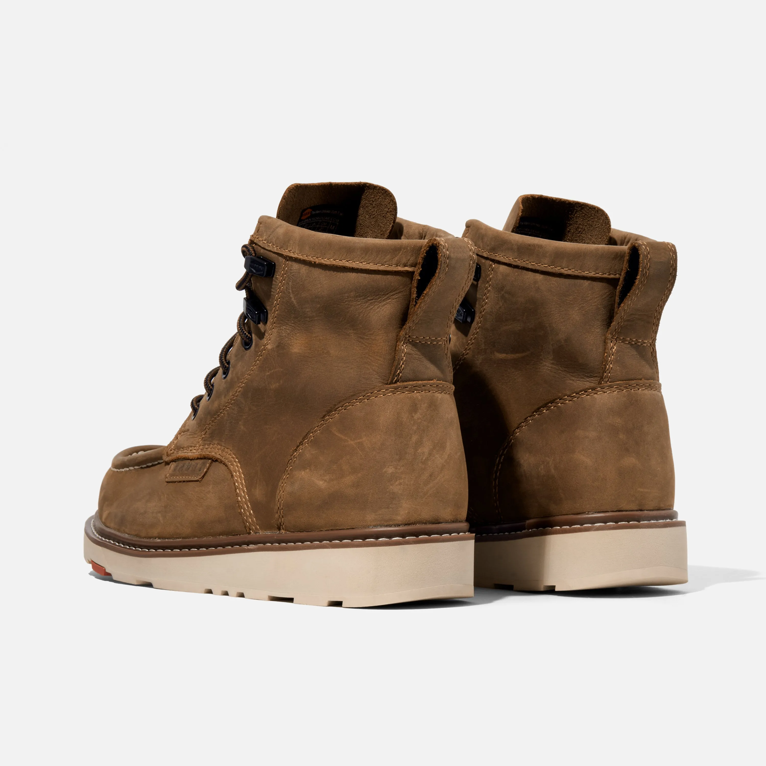 Best Work Boots For Heel Spurs 'Brunt' Men's 6" The Marin EH Unlined Soft Toe - Brown