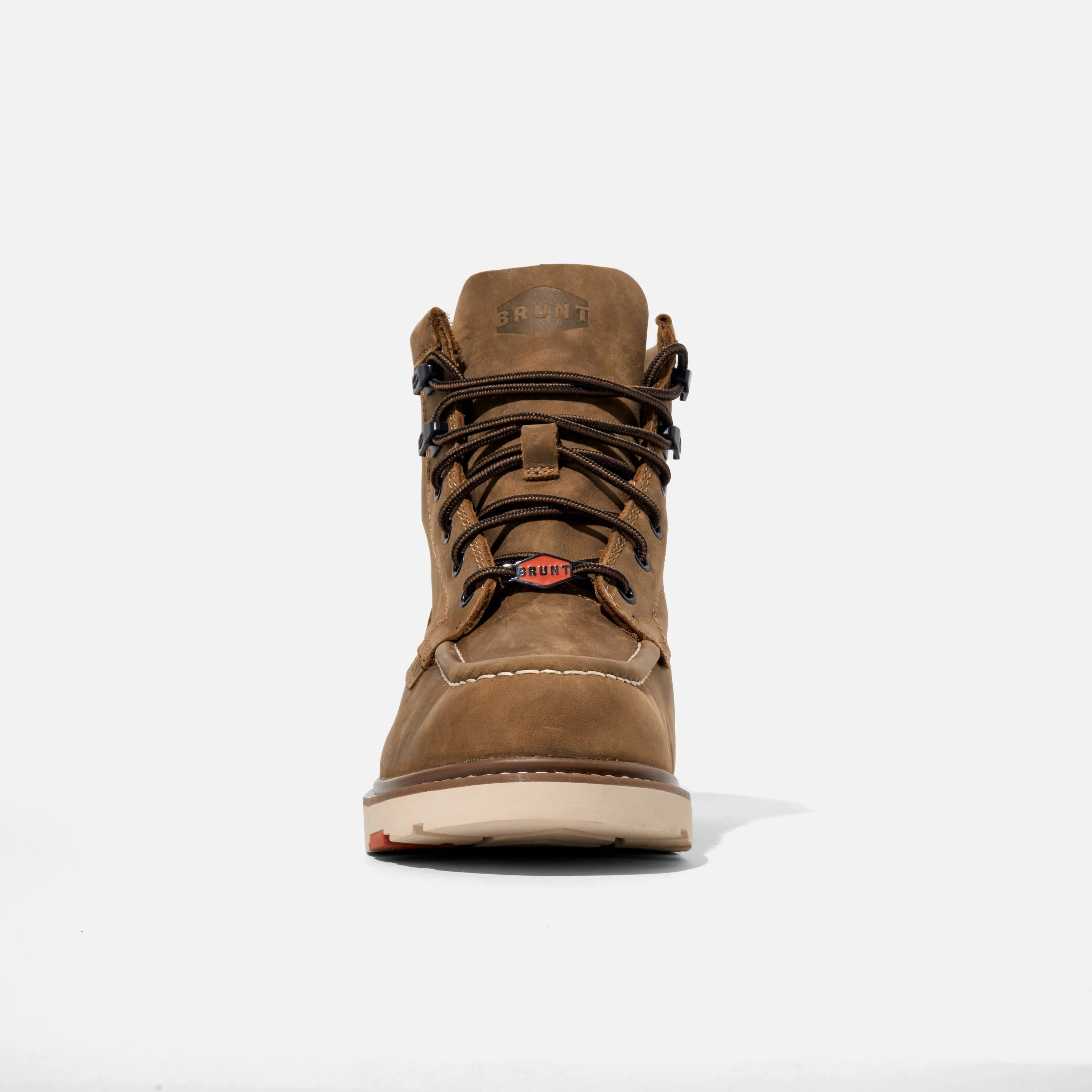 Workhog - Pull On Work Boots 'Brunt' Men's 6" The Marin EH Unlined Soft Toe - Brown