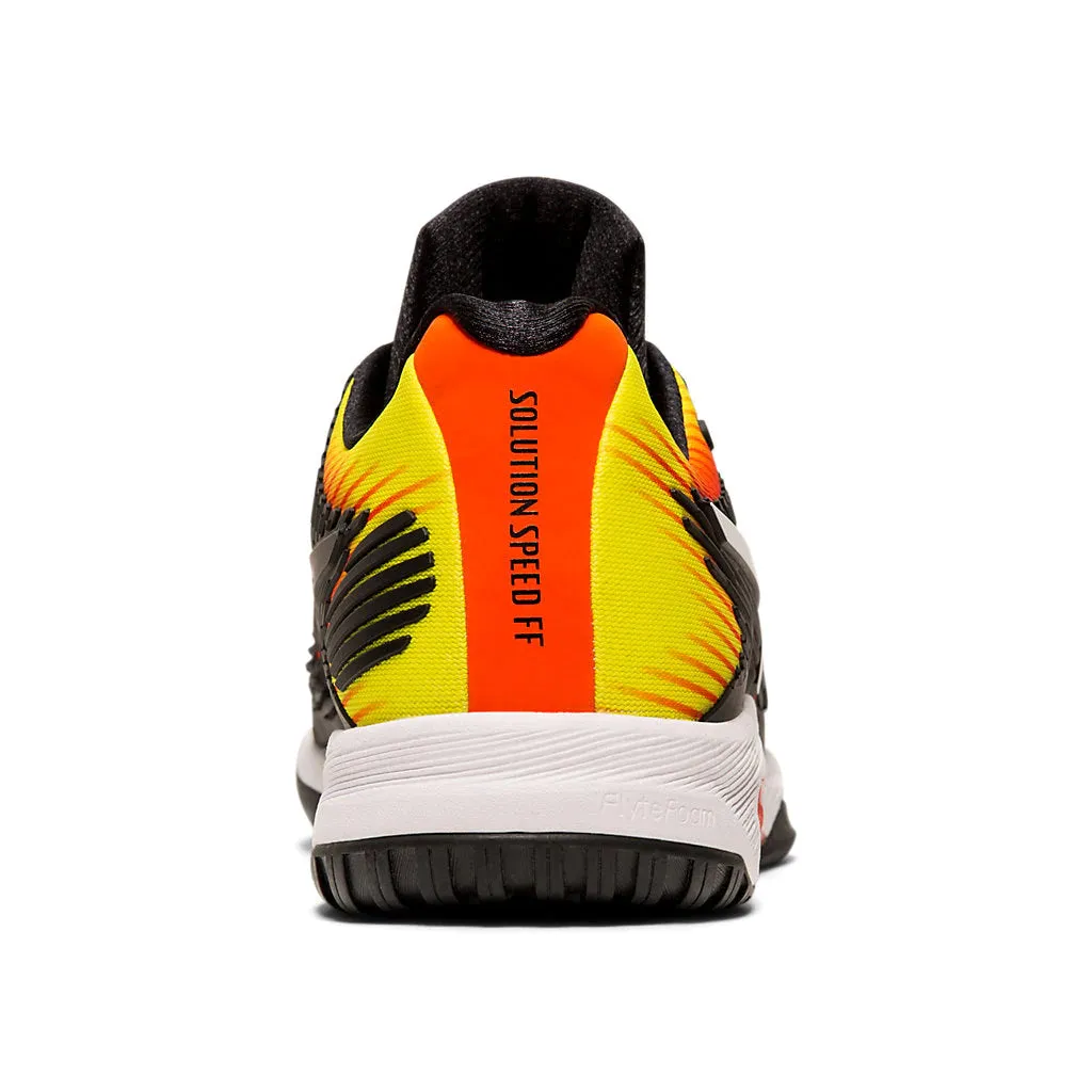 Asics Solution Speed FF Black Orange Mens Tennis Shoes Asics Running Shoes Lineup Explained