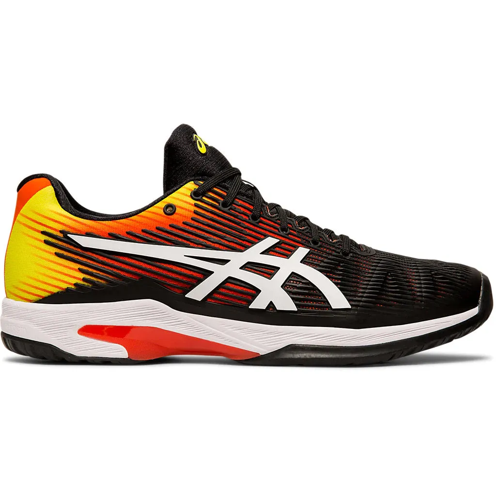 Asics Solution Speed FF Black Orange Mens Tennis Shoes Shoes Similar To Asics Nimbus