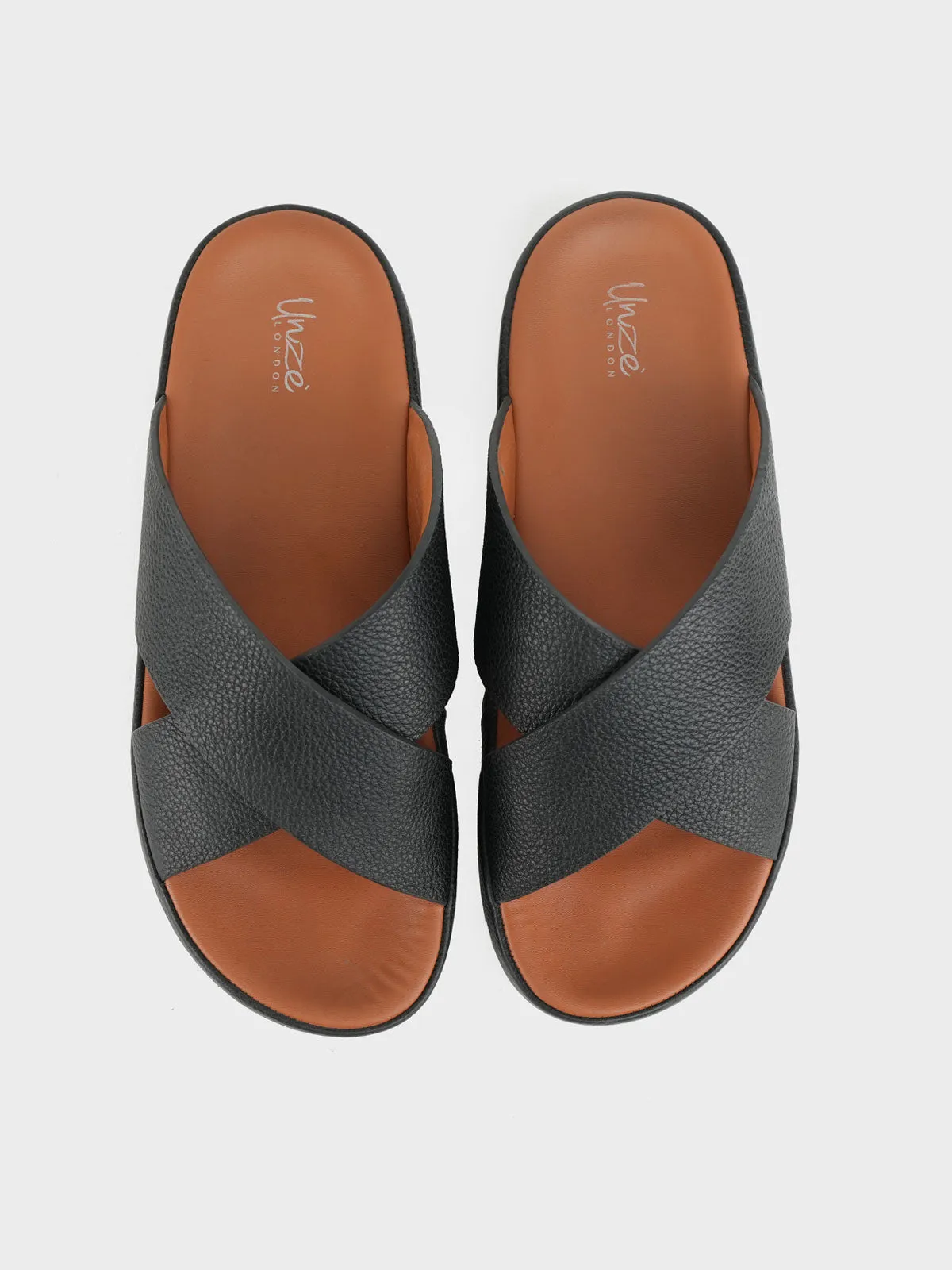 Bronax Slides Men "AYAMI" Comfy Casual Slippers
