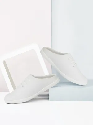 Men White Casual Canvas Slip-On Shoes Walmart Slip On Sneakers