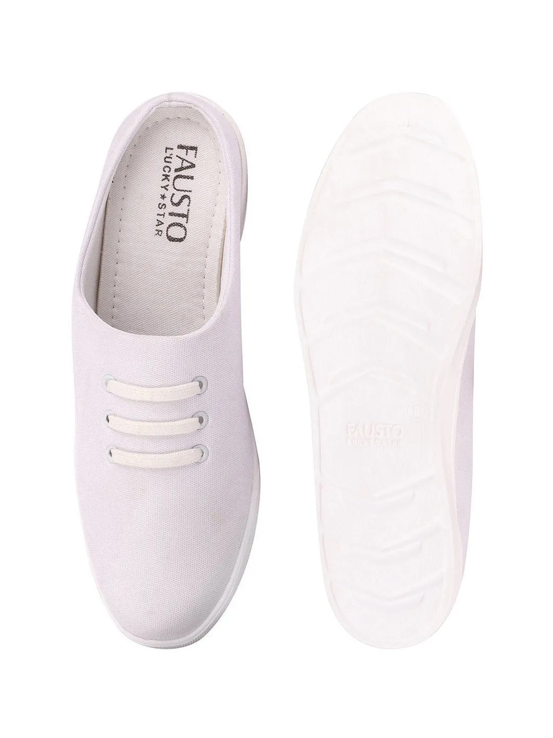 Best Slip On Shoes For Winter Men White Casual Canvas Slip-On Shoes