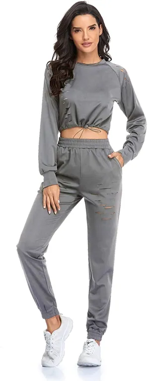 Sweatsuits for Women Set Long Sleeve 12 Eeee Work Boots