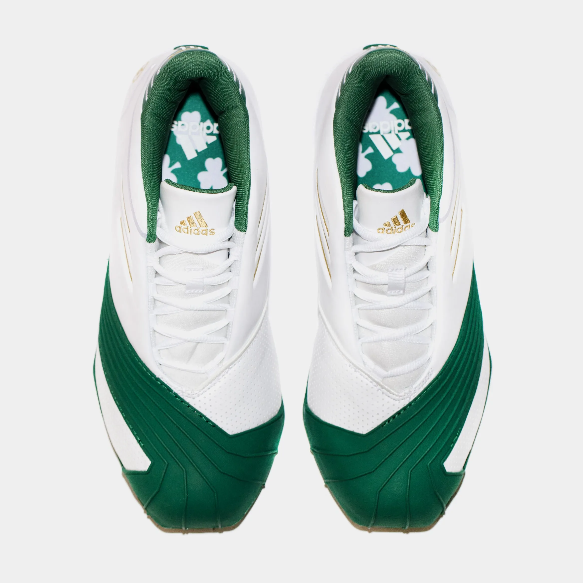 T-Mac 1 Mens Basketball Shoes (White/Green) Adidas Chain Shoes