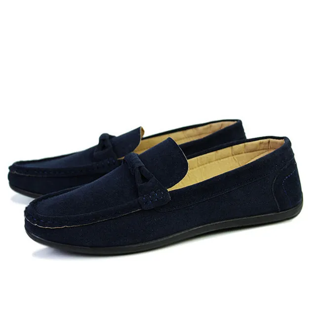 Tangnest Casual Strap Men Flats Soft  Flock Leather Men Loafers Classical Slip-on Driving Shoes Man Comfort Flat Shoes XMR1195 Ugg Milana Loafers