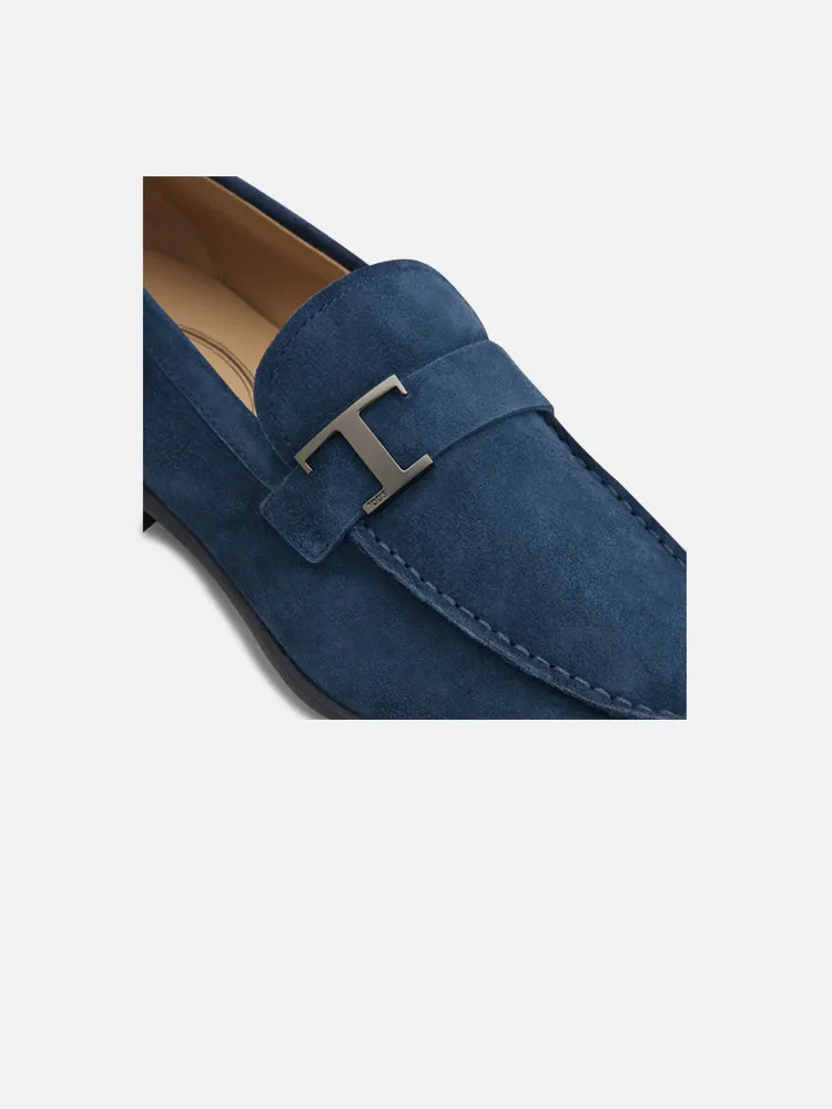 Tods Timeless Loafers in Suede Snaffle Loafers