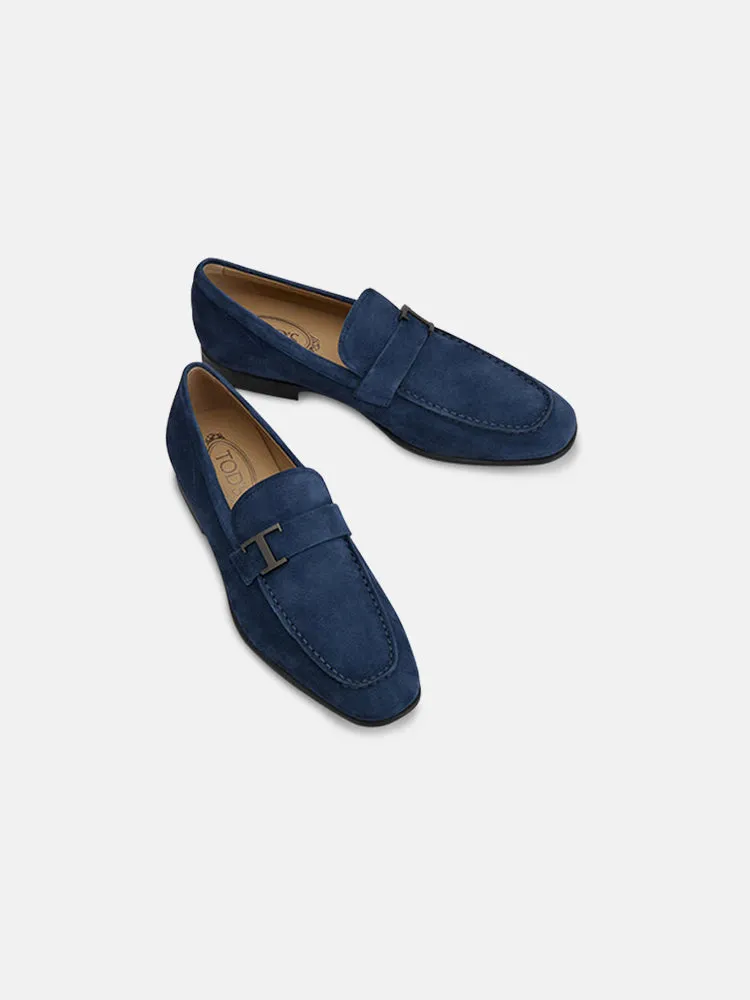 Tods Timeless Loafers in Suede Italian Leather Loafers