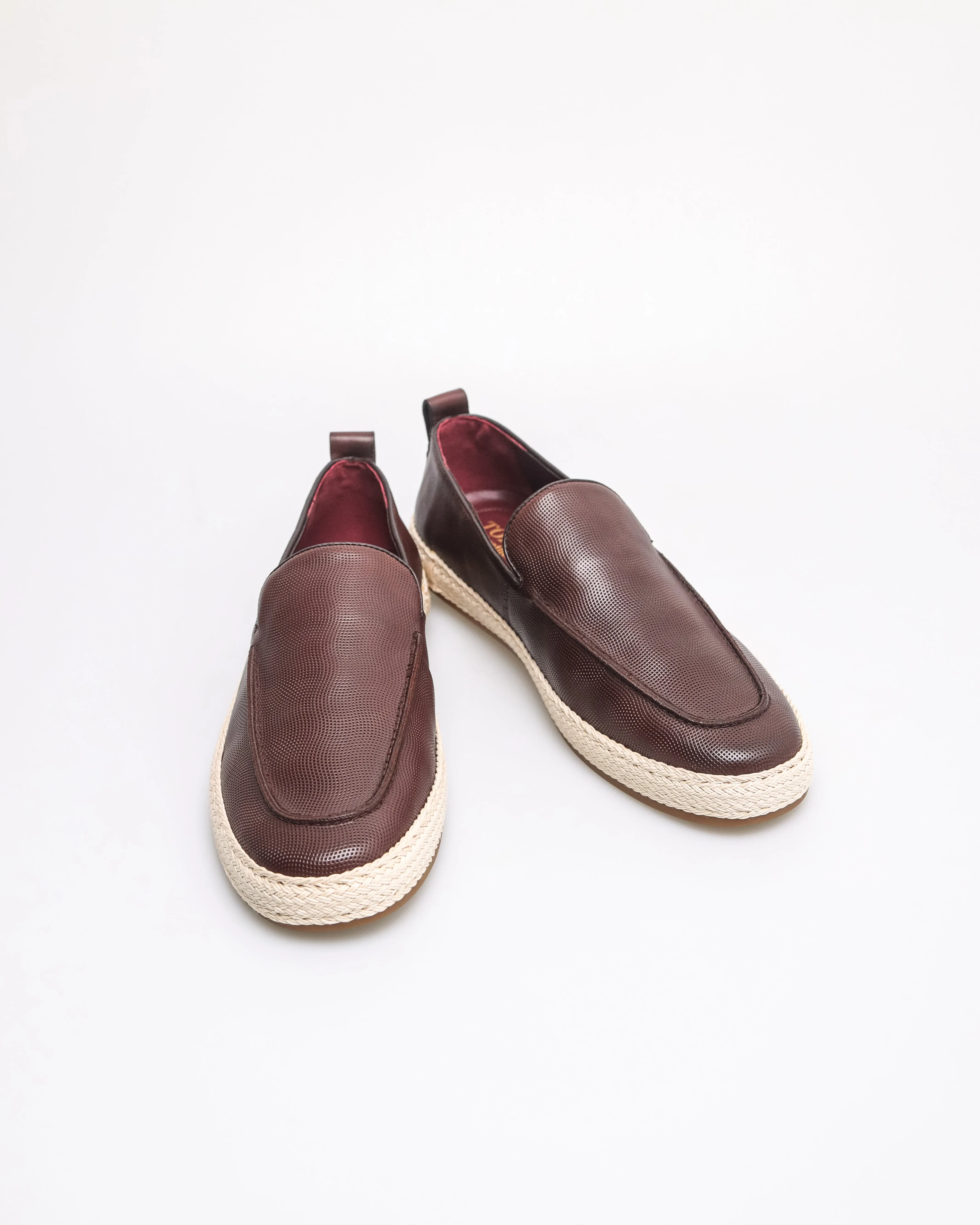 Tomaz HF104 Men's Plain Textured Loafers Wide Fit Loafers