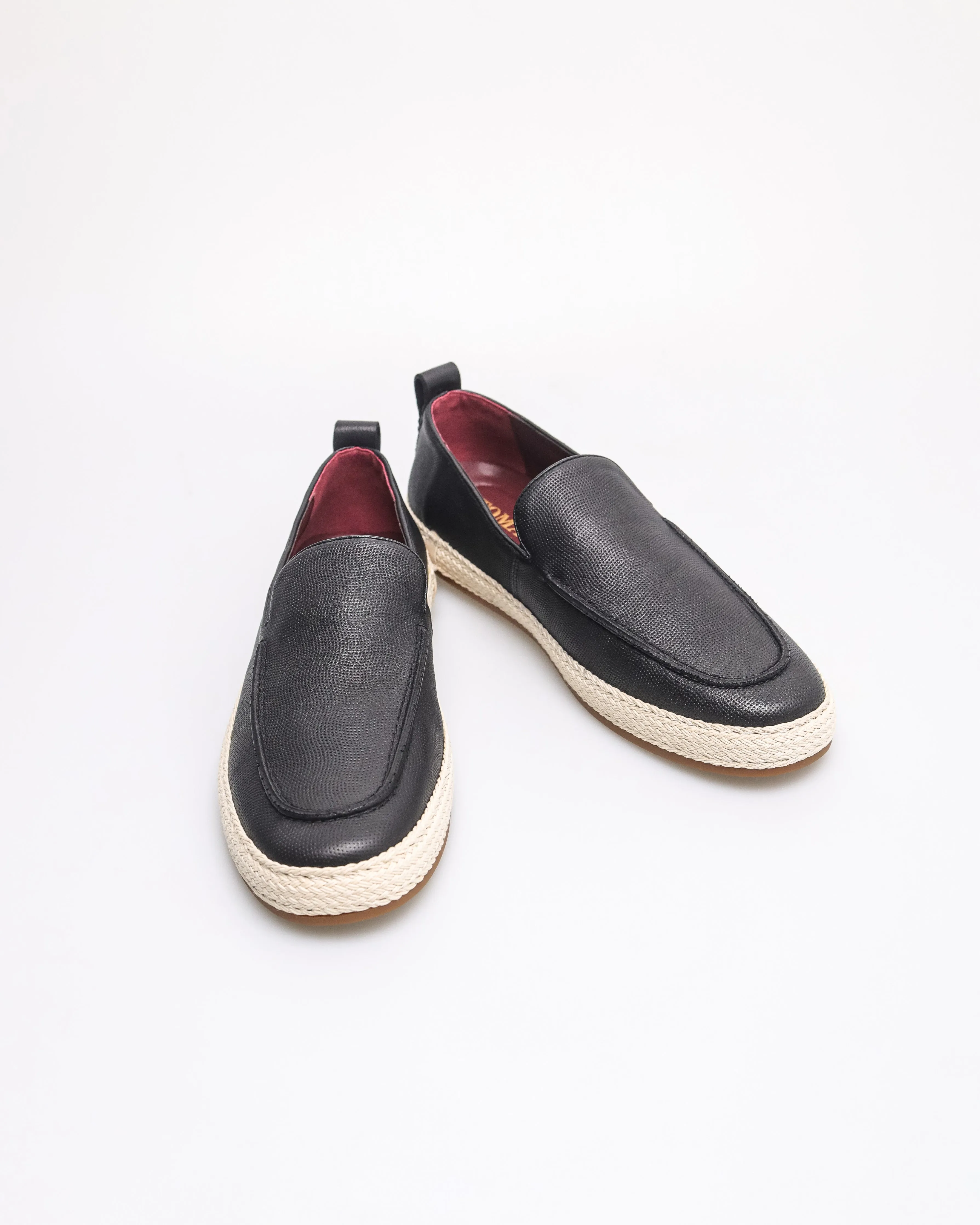 Tomaz HF104 Men's Plain Textured Loafers Monk Strap Loafers