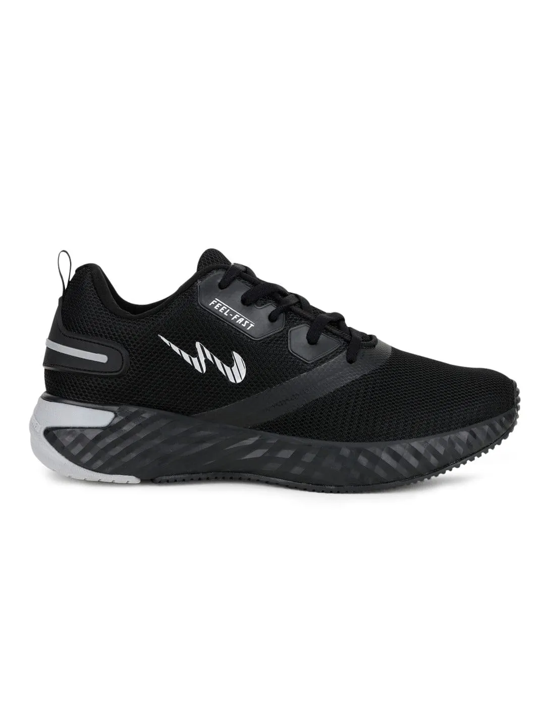 TORNADO Black Men's Running Shoes Asic Trail Running Shoes