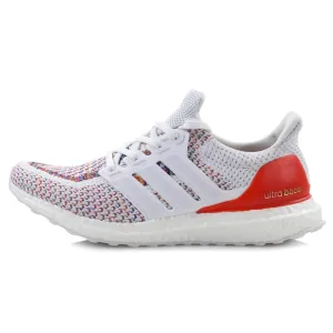 Adidas Ultra Boost Multicolor White-Red Best Adidas Tennis Shoe