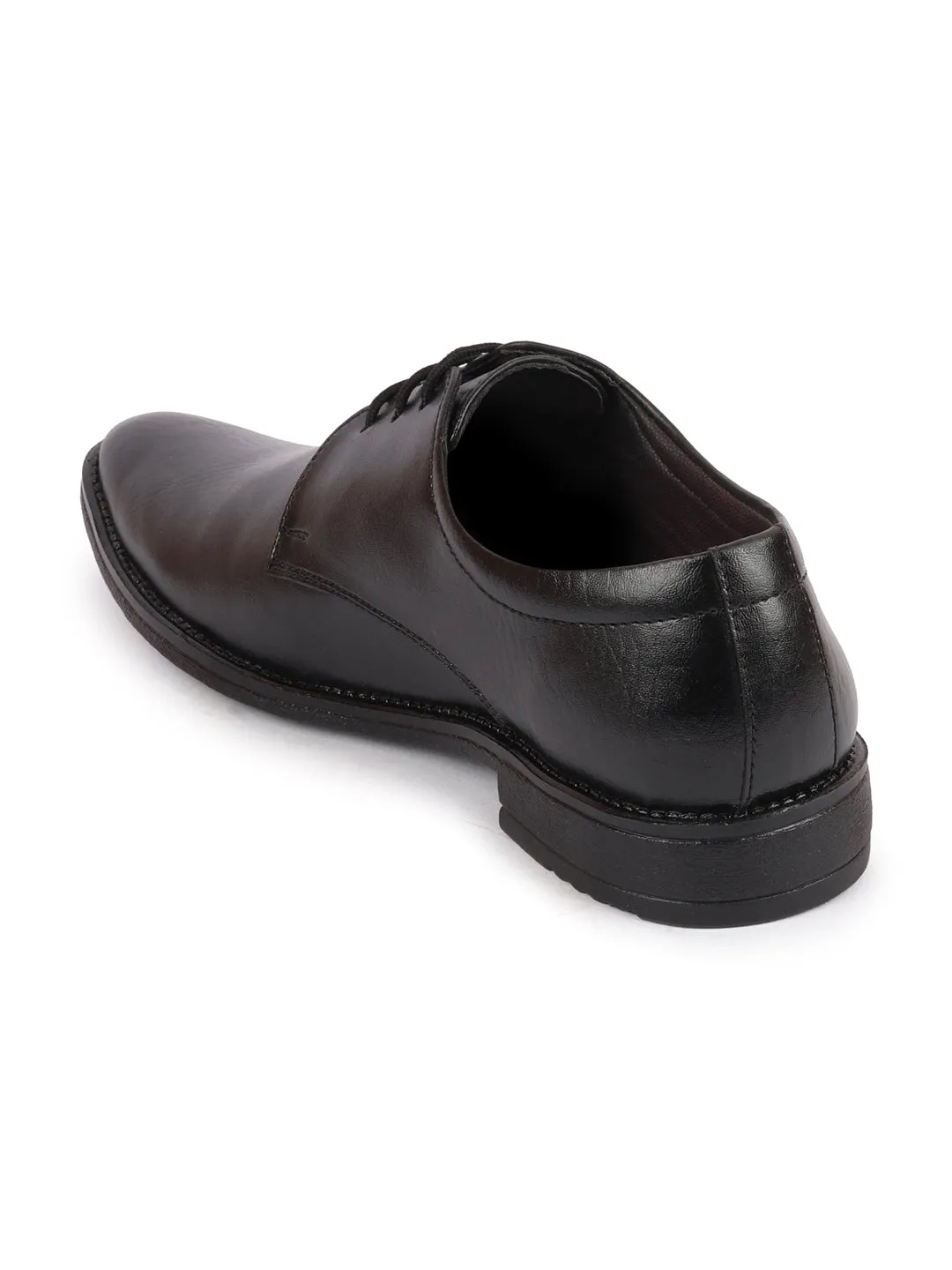 Pull On Safety Toe Work Boots Men Black Formal Office Work Lace Up Derby Shoes