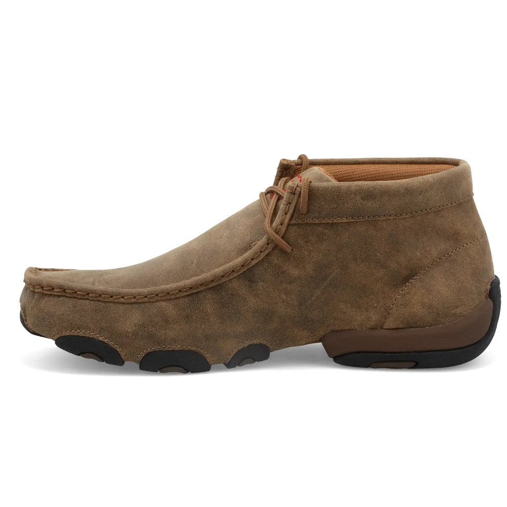Twisted X "The Original" Chukka Driving Moc Bomber Men's 6 Inch Leather Work Boots