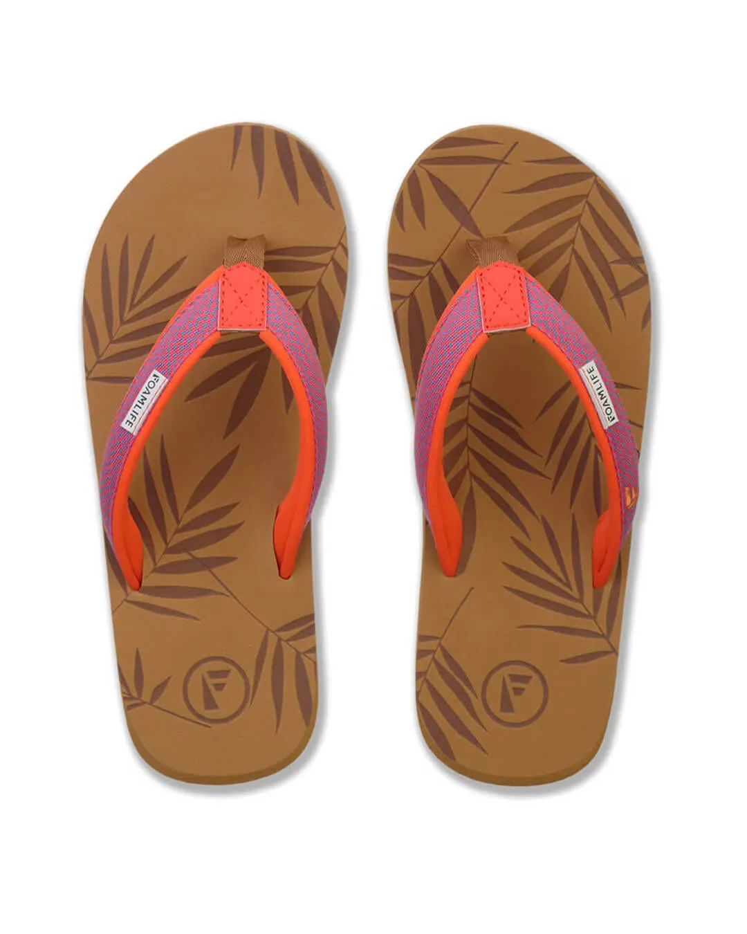 Cleo Flip Flops Foamlife Latte Brown Harts Flip Flops