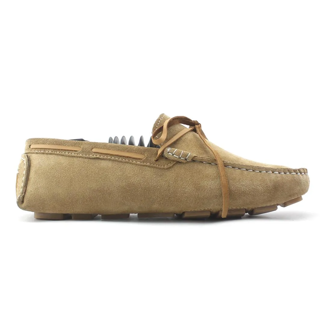 Loose Loafers Fadano - Luxe Knot Loafers-Khaki/Brown