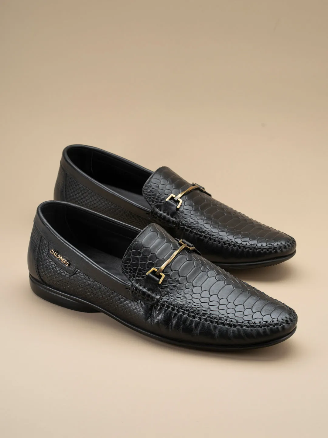 Twizters - Black Work Slip On Shoes