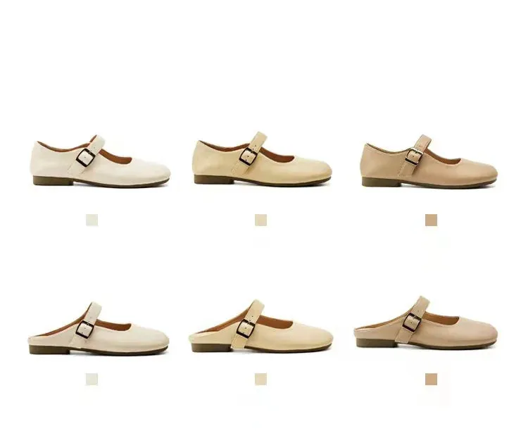 ChicMy-Fall Outfits  Sweet Soft Sole Flat Shoes for Women Autumn New Shoes Casual Mary Janes Elegant Female Pumps Summer Slippers Slide Mat