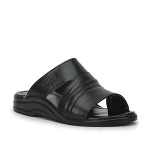 Coolers Casual Slippers For Men (Black) 7123-805D By Liberty Muji Travel Slippers