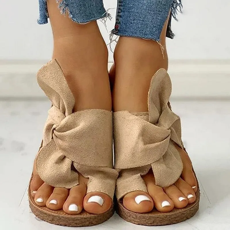 New Women Casual Slippers Wedges Sandals  Ankle Buckle Open Toe Fish Mouth Platform Swing Fashion Beach Shoes Zapatilla Mujer Parachute Home Classic Turkish Cotton Slippers