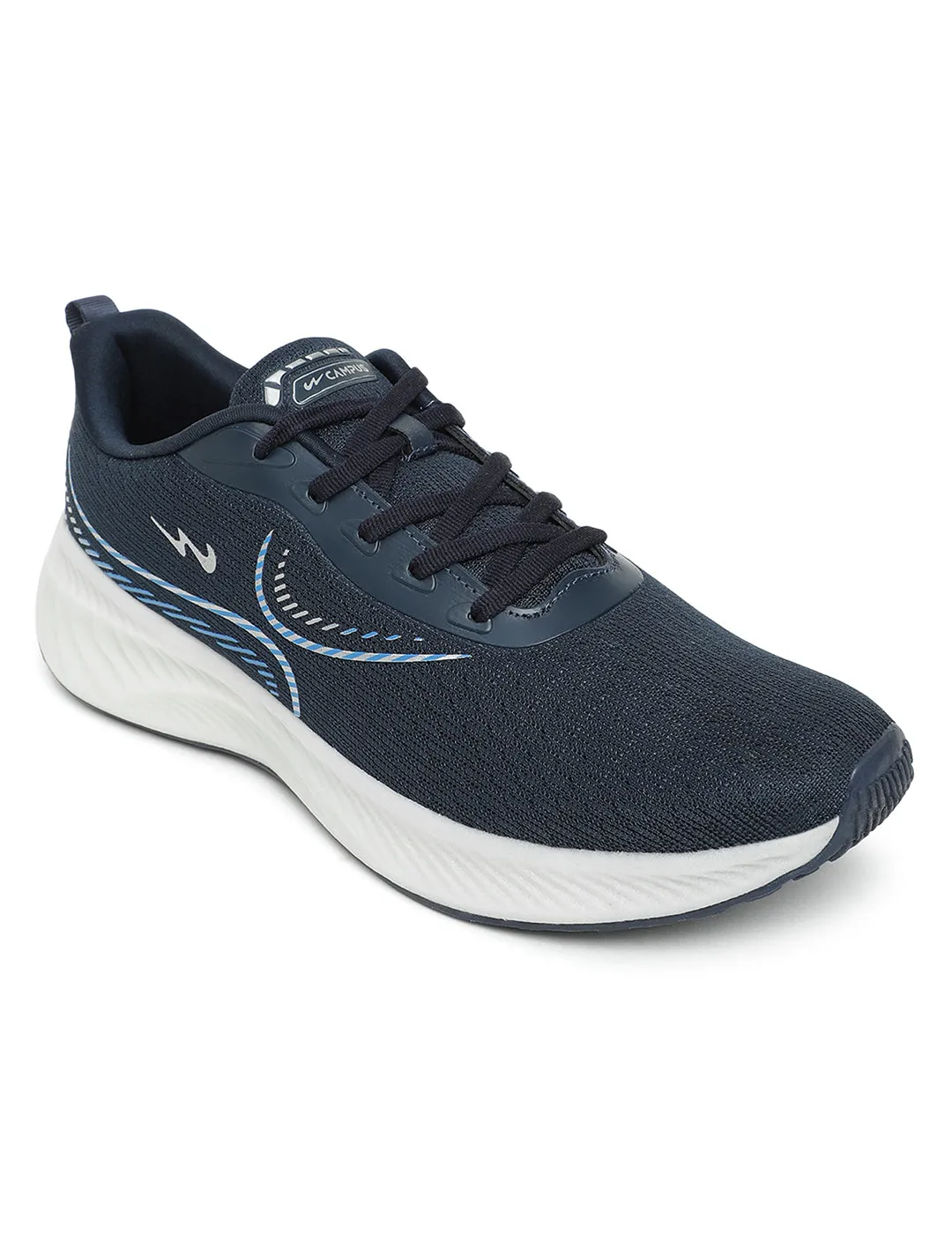 SLAKE Navy Men Sports Shoes Best Running Shoes For Knee Issues