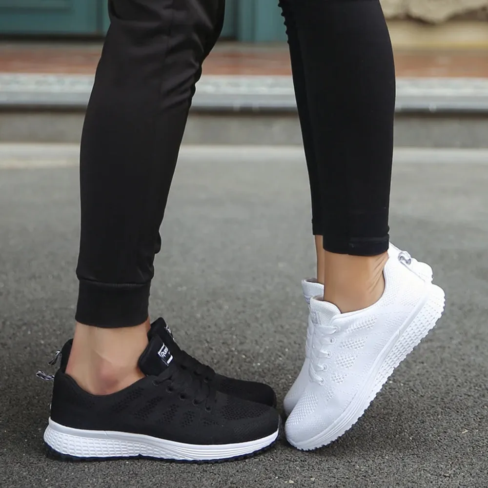 Penny Sneakers Betterthy Round Toe Mesh Running Shoes Low Top Sneakers