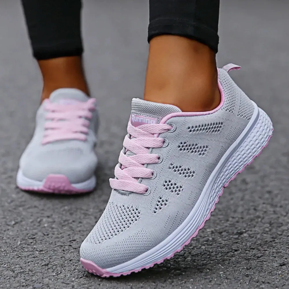 Betterthy Round Toe Mesh Running Shoes Low Top Sneakers Mazino Sneakers